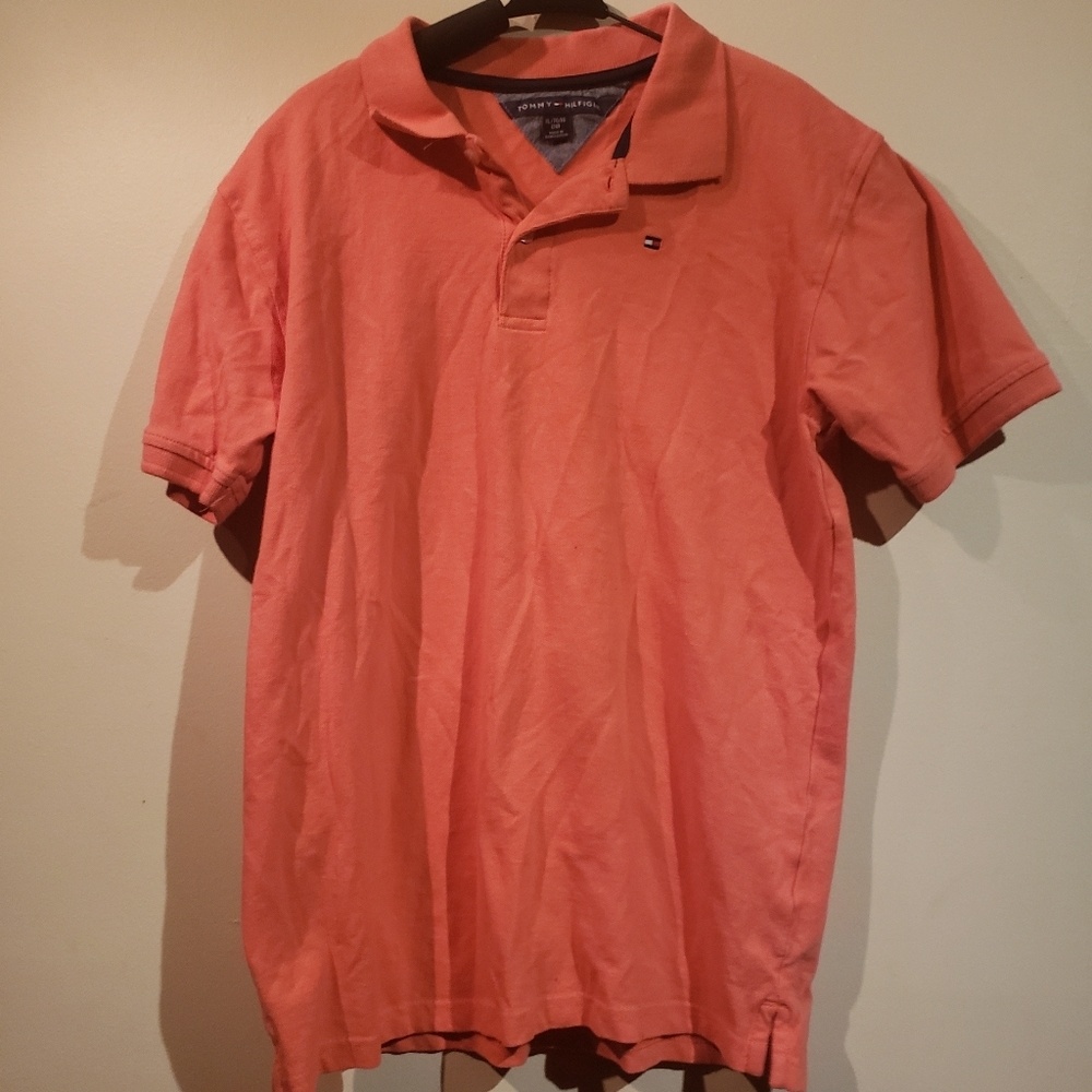 Tommy Hilfiger Pink Polo Shirt